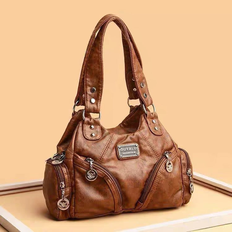 Coffee brown handbag