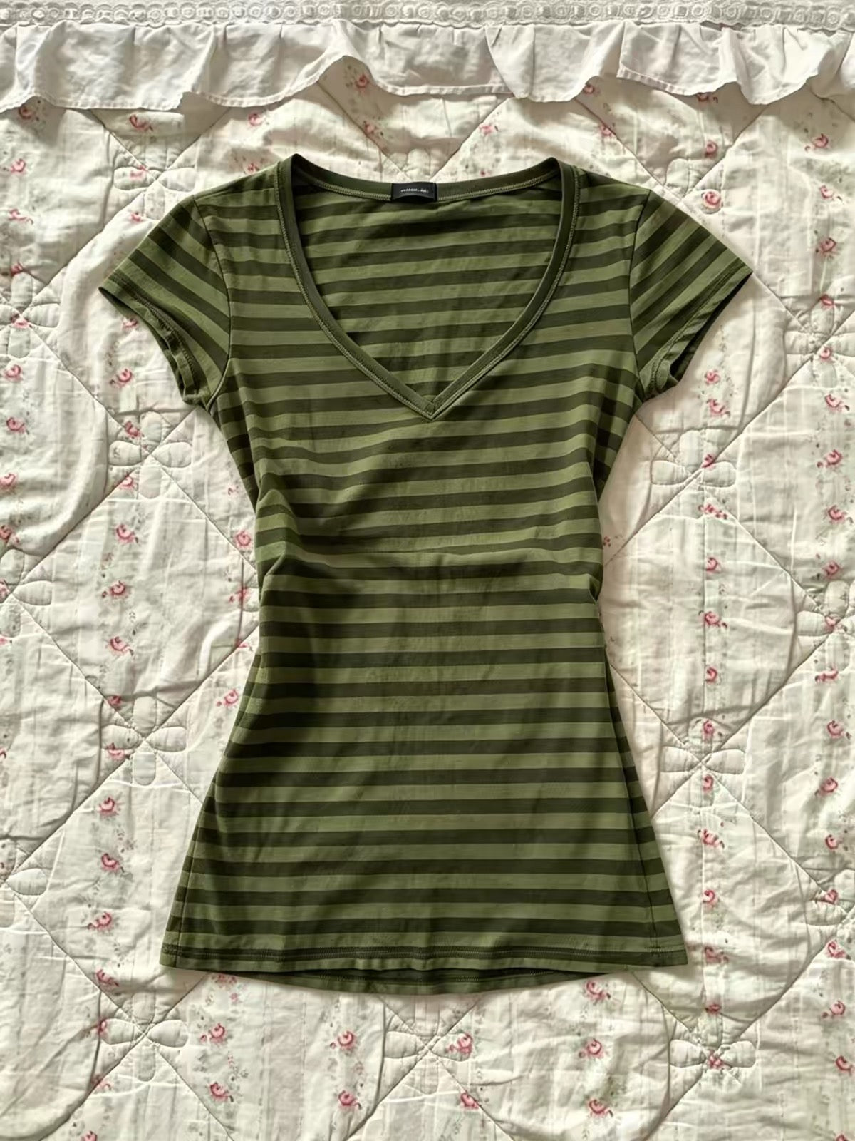 Short sleeve henley shirt